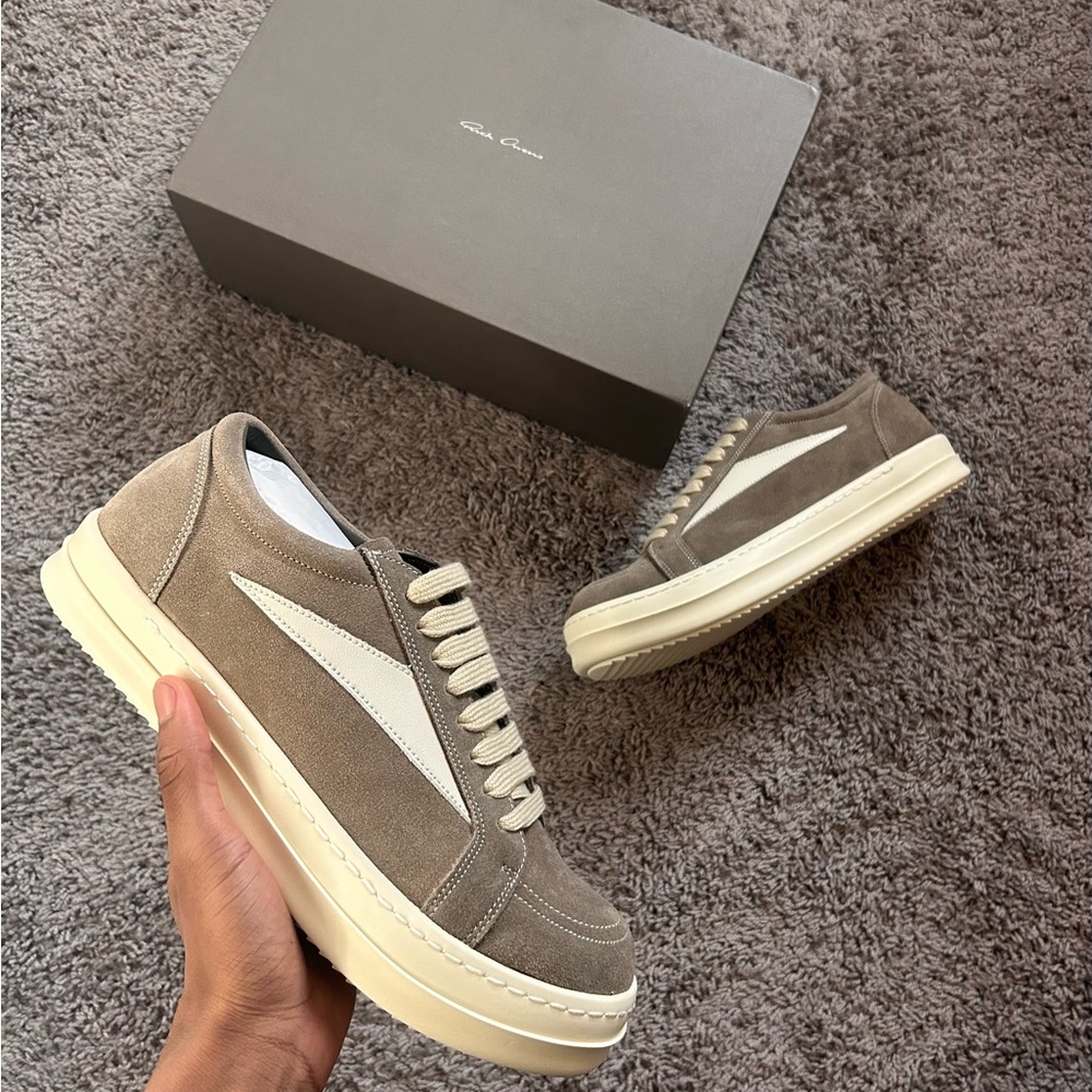 Men's Rick Owne’s Vans Suede Low-Top